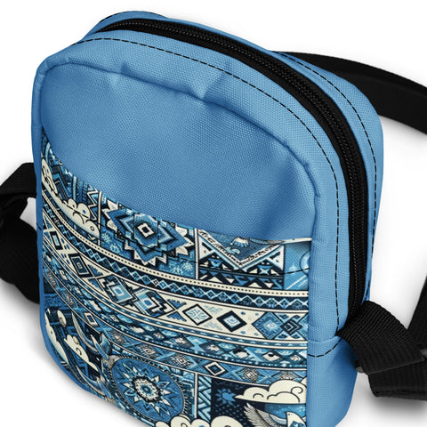 Harmony in Blue Crossbody Bag